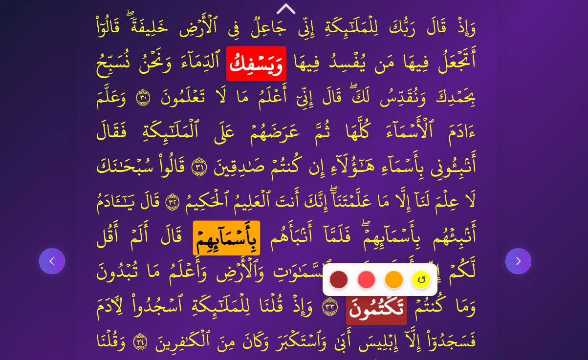 Interactive Quran Viewer